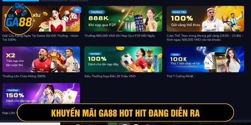Tối ưu vốn với các khuyến mãi Ga88 cực hot đang diễn ra